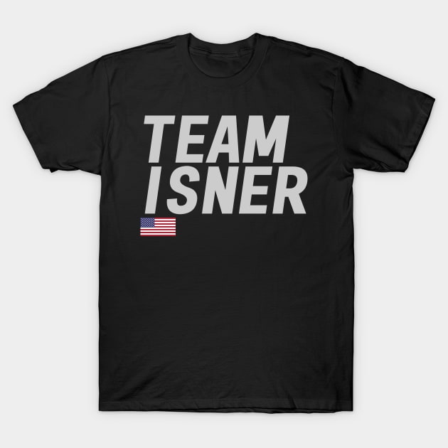 Team John Isner T-Shirt by mapreduce